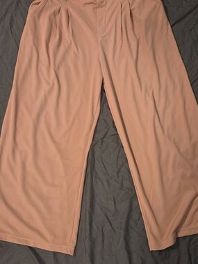 HALARA Wide Leg Trousers in Dusty Rose